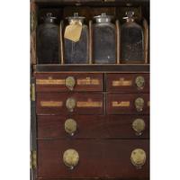 Mahogany medicine chest Reece & Co., London, England, early 19th century