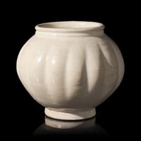 A Chinese Cizhou Style Melon-Form Jar 巨鹿瓜棱罐