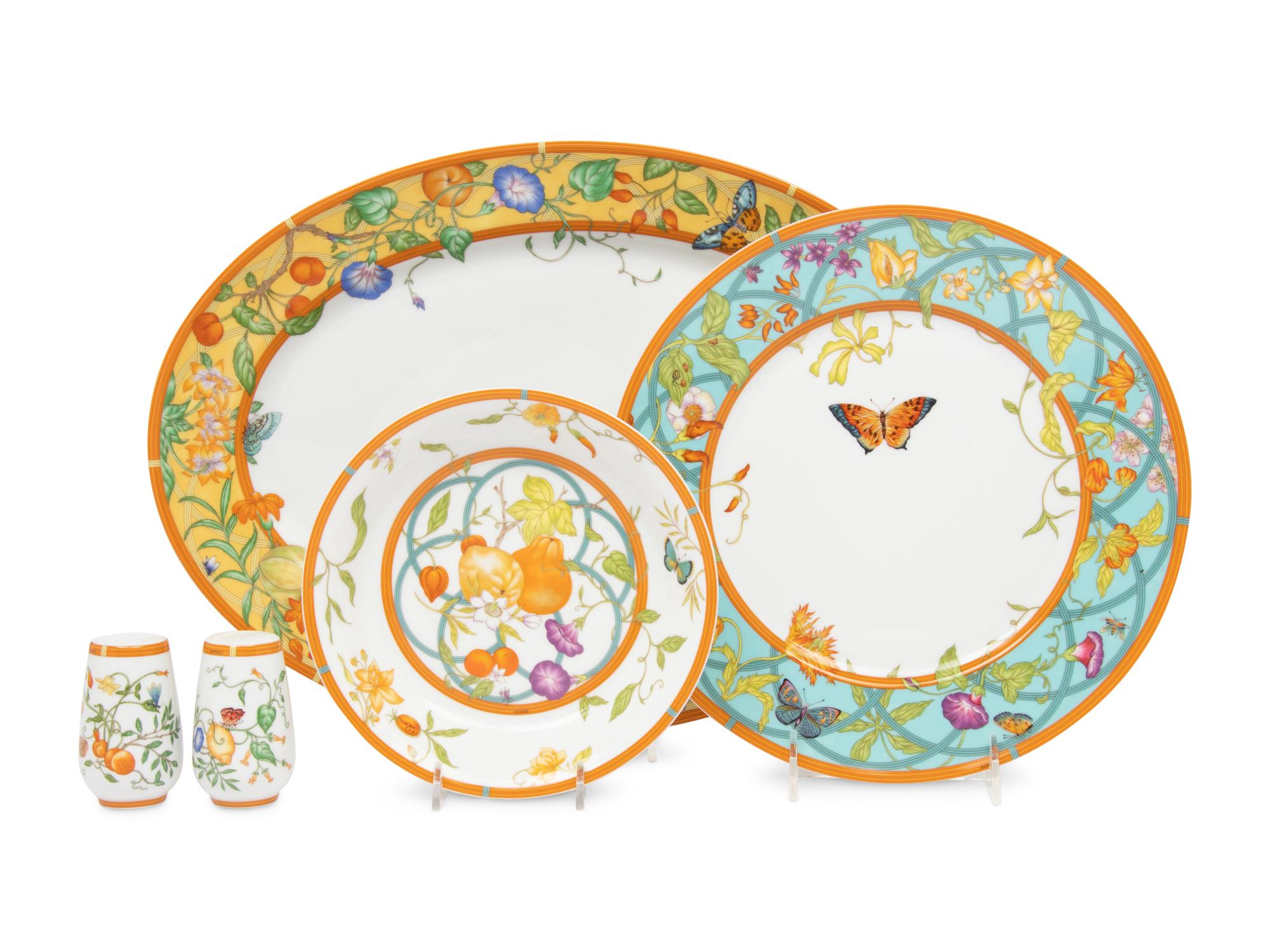 An Hermès Siesta Island Porcelain Dinner Service