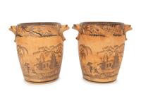A Pair of Davenport Terracotta Wine Coolers