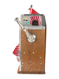 A Jennings One Cent Little Duke Gum Dispensing Slot Machine