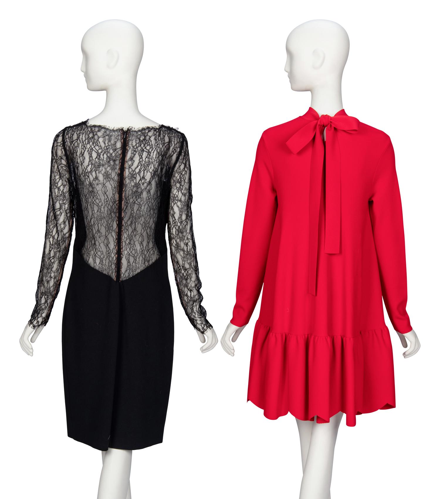 Carolina Herrera & Valentino, Two Dresses