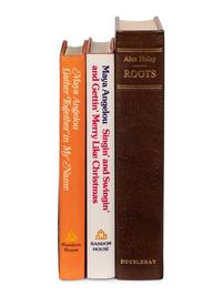[AFRICAN AMERICANA]. A group of signed works by Maya Angelou and Alex Haley, comprising: