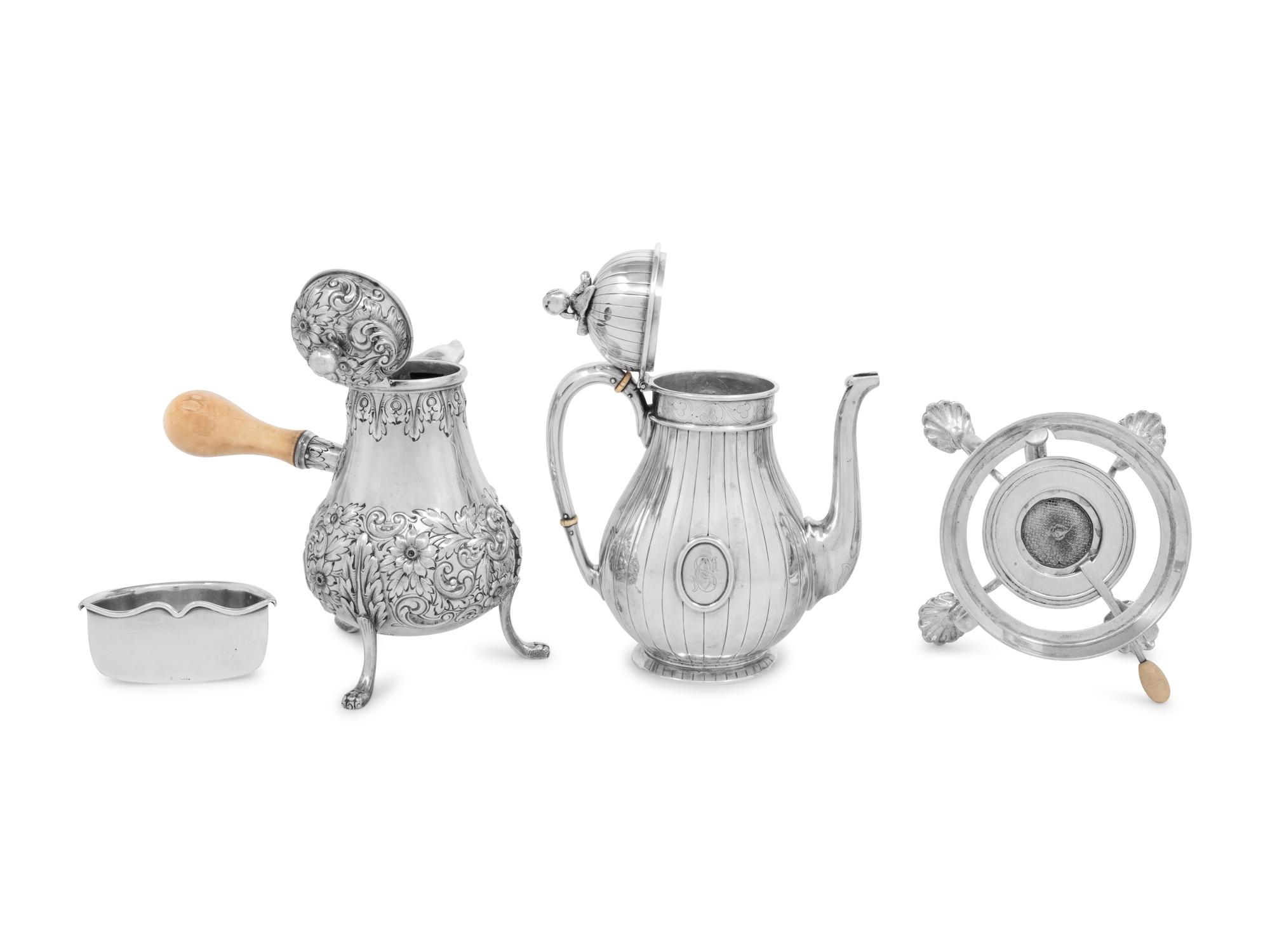 Four American Silver Table Articles