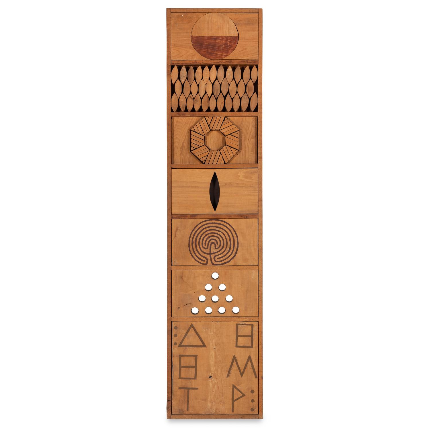 Joe Tilson (British, 1928-2023) — Stele for Demeter, V , 1979