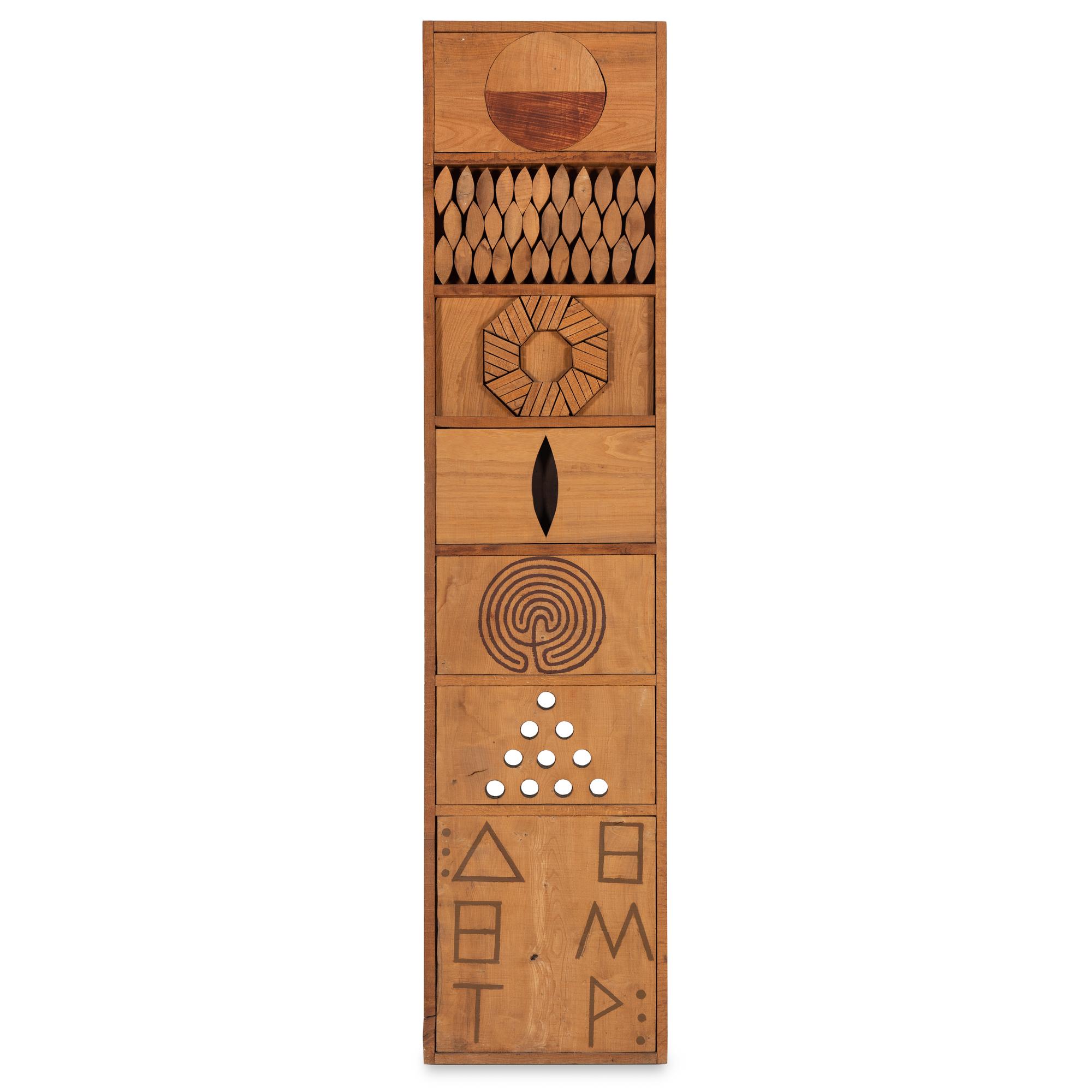 Joe Tilson (British, 1928-2023) — Stele for Demeter, V , 1979