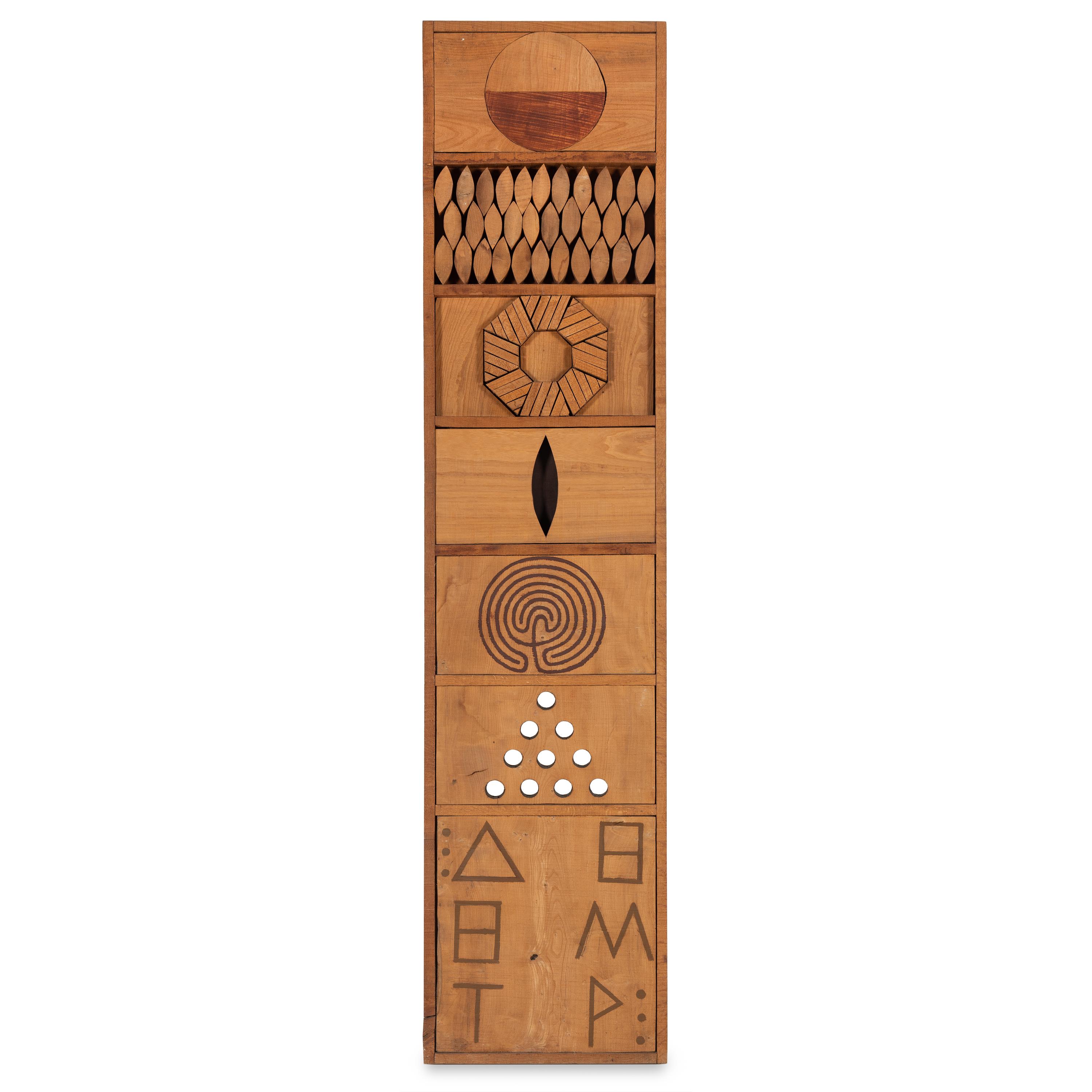 Joe Tilson (British, 1928-2023) — Stele for Demeter, V , 1979