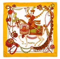 An Hermes Silk Scarf, 35 x 35 inches.