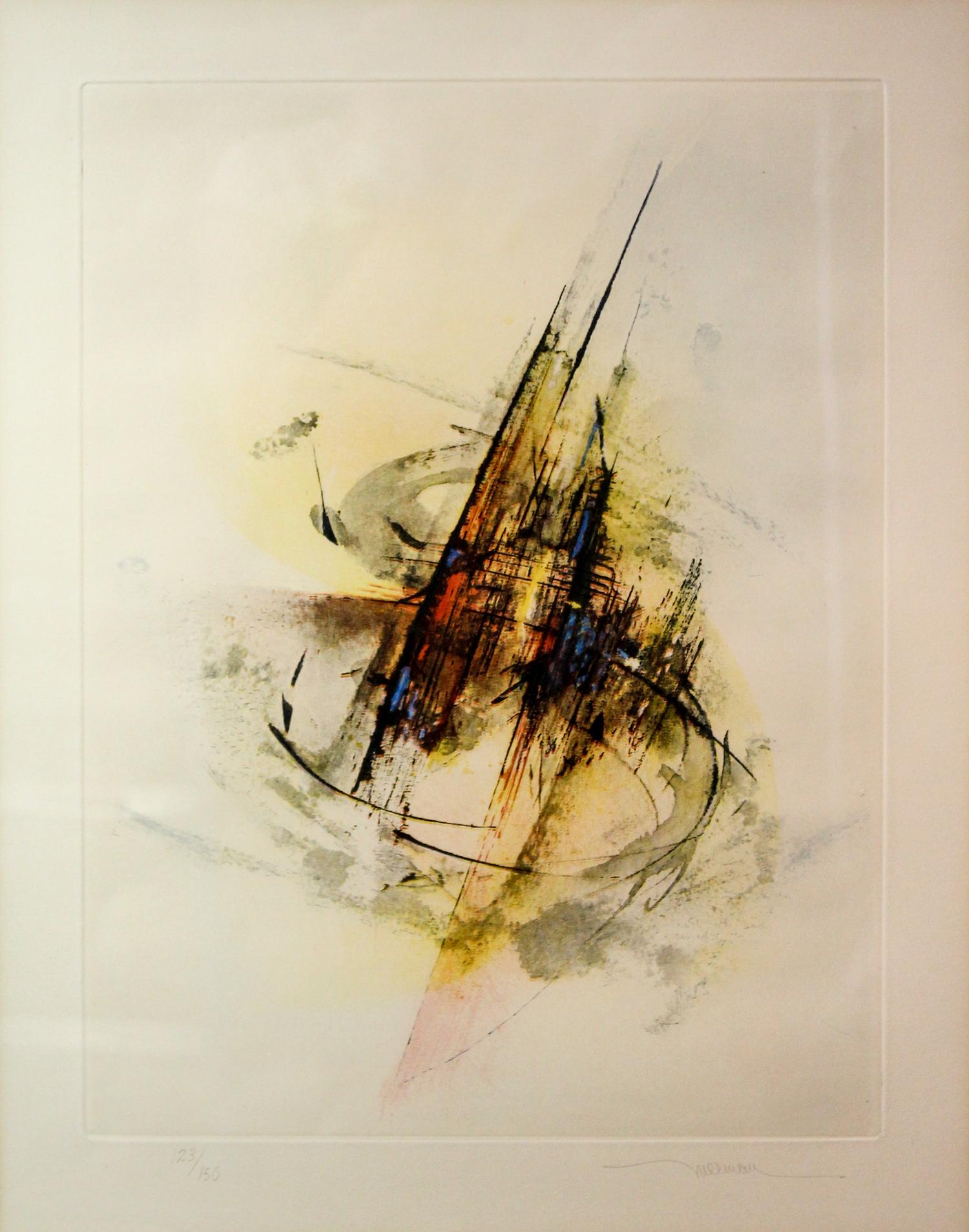 Leonardo Nierman, (Mexican, b.1962), Untitled