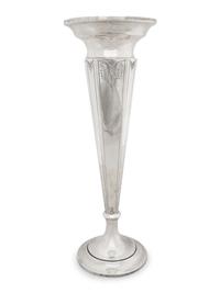An American Weighted Silver Vase