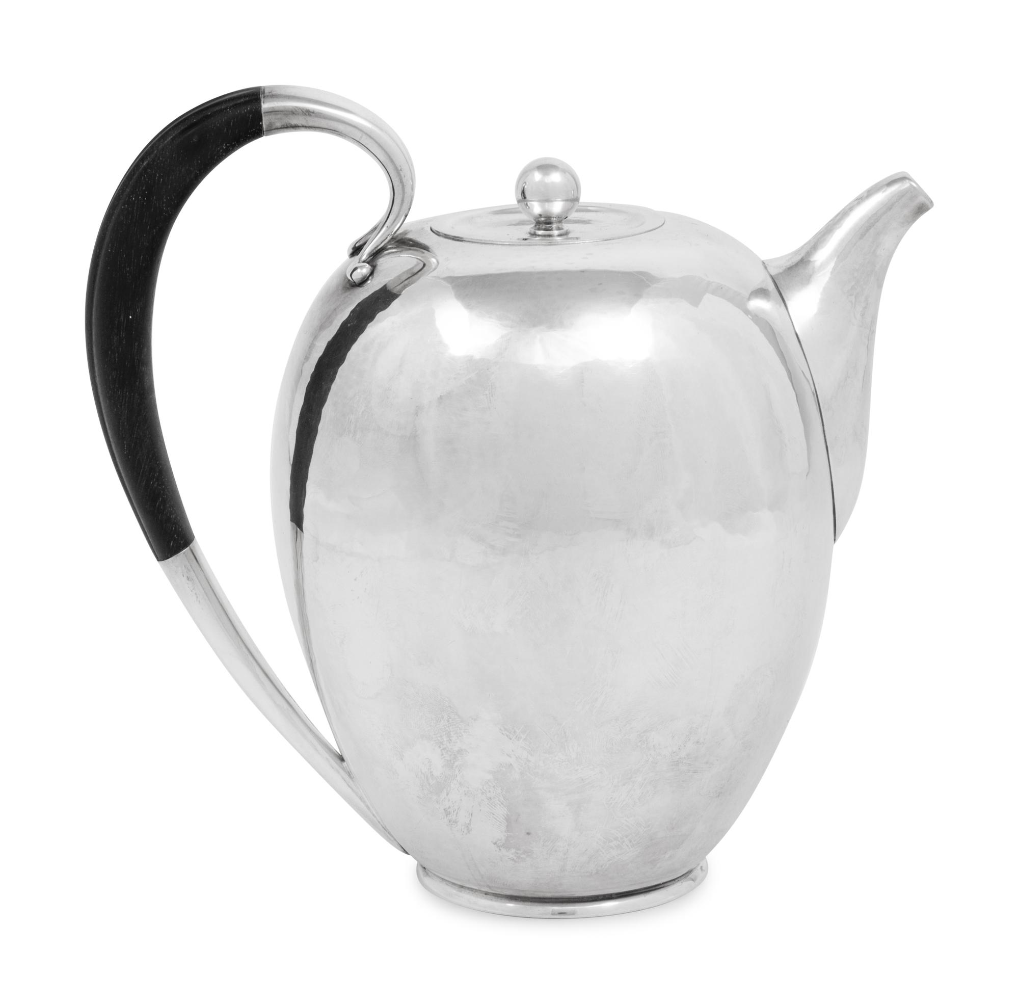 A Johan Rohde for Georg Jensen Silver Coffee Pot
