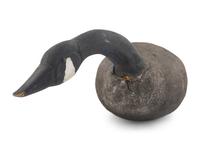 A Carved and Painted Wood Canada Goose Decoy