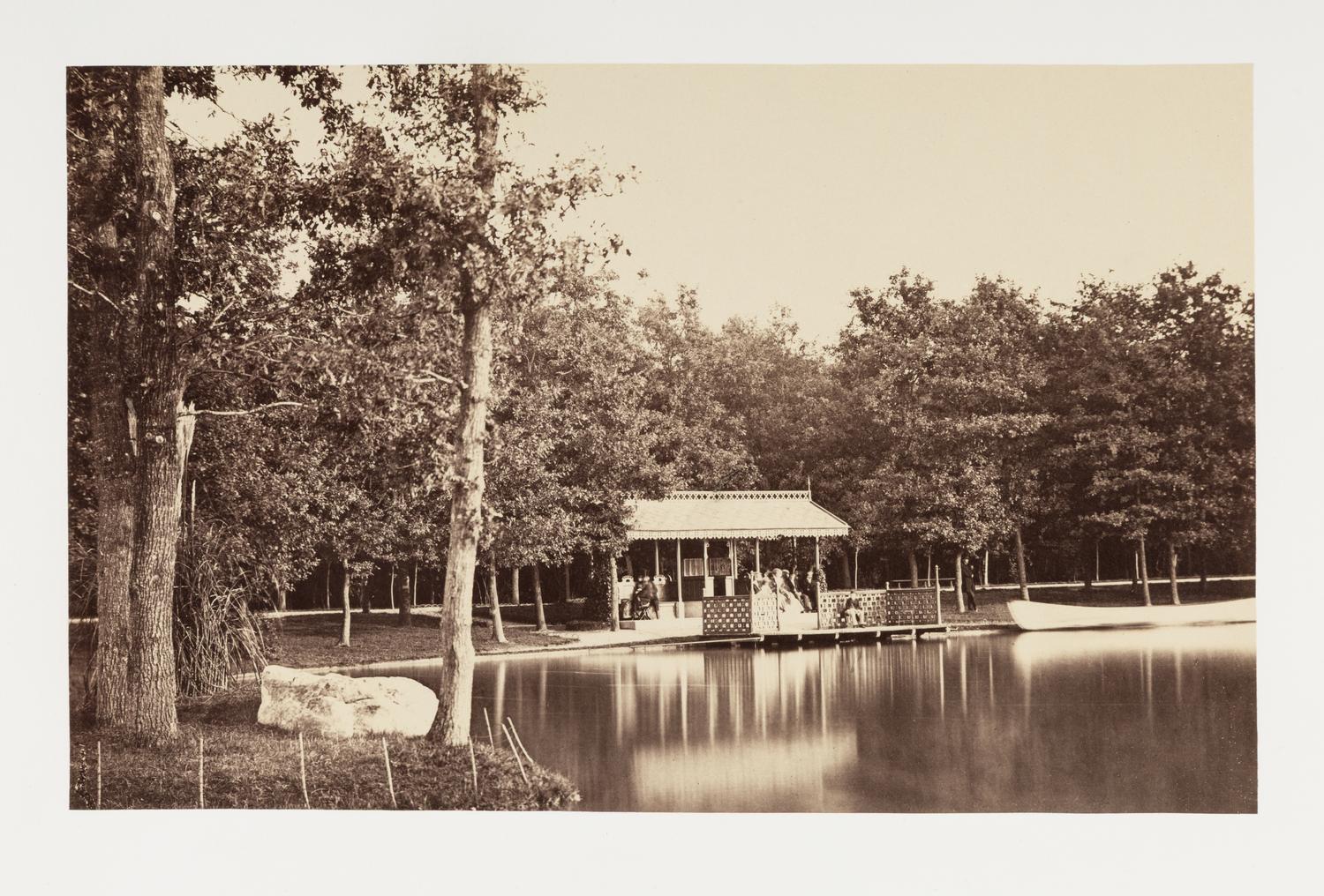 MARVILLE, Charles (French, 1813–1879), photog. 2 works from Album du Bois de Boulogne, 1858-1860.