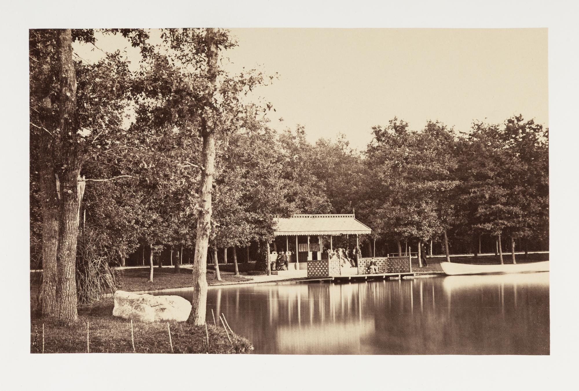 MARVILLE, Charles (French, 1813–1879), photog. 2 works from Album du Bois de Boulogne, 1858-1860.