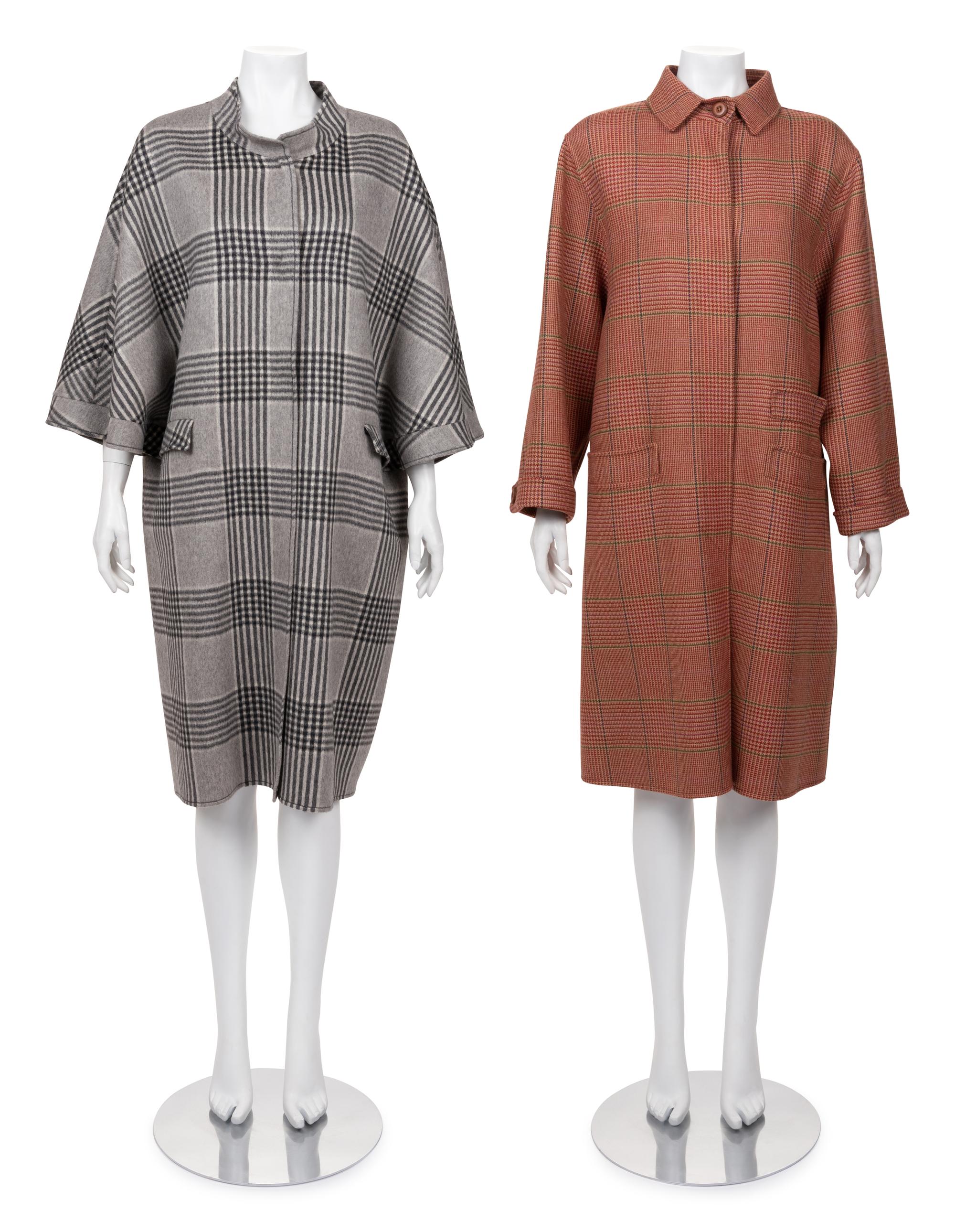 Two Oscar de la Renta Coats, 1980-90s