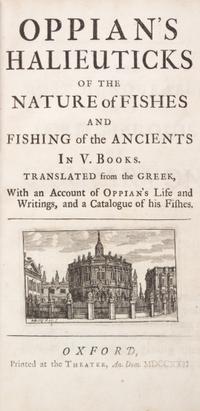 (FISHING, POETRY) A group of two books of poetry about fishing.