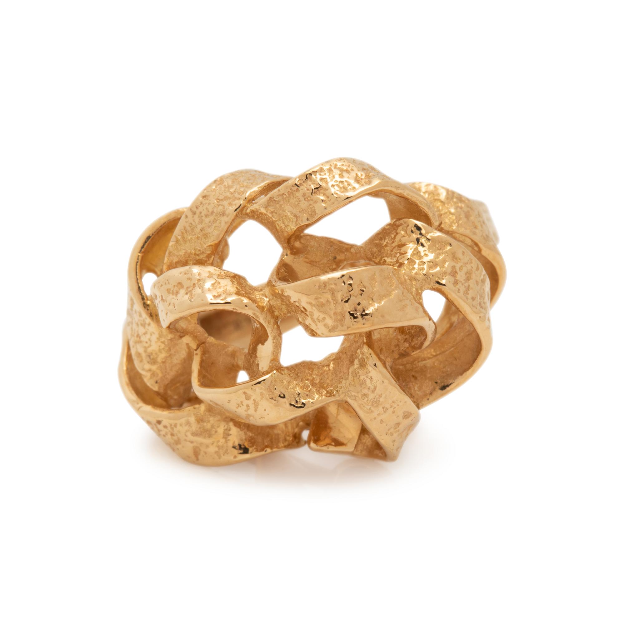 YELLOW GOLD RING