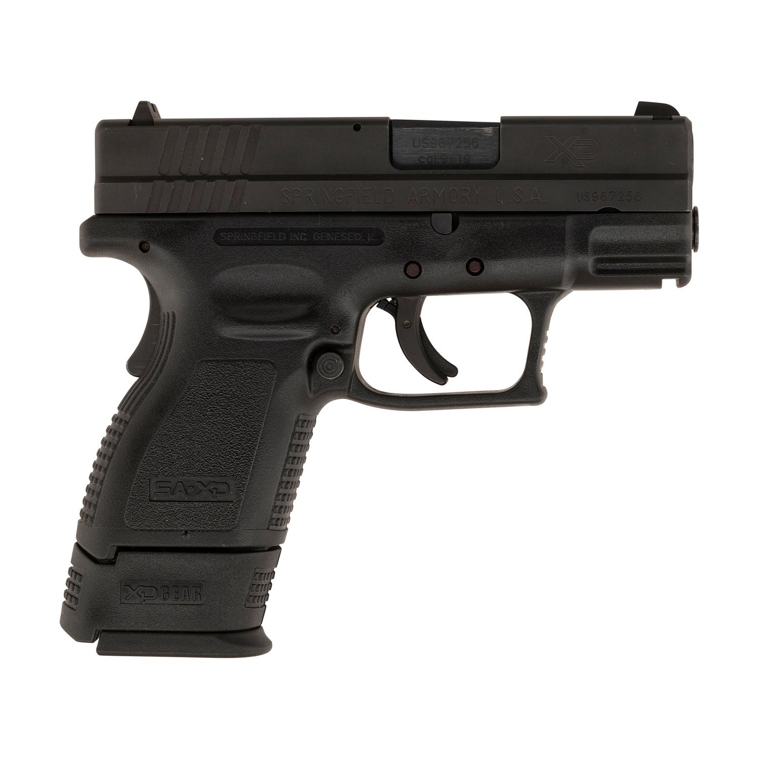 *Springfield Armory XD-9 Sub Compact 9mm Pistol in Box with Accessories