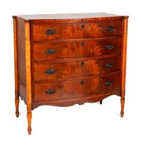 A Bowfront Federal Chest of Drawers