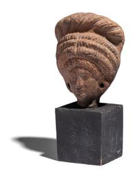 A Hellenistic Terracotta Head of a Woman