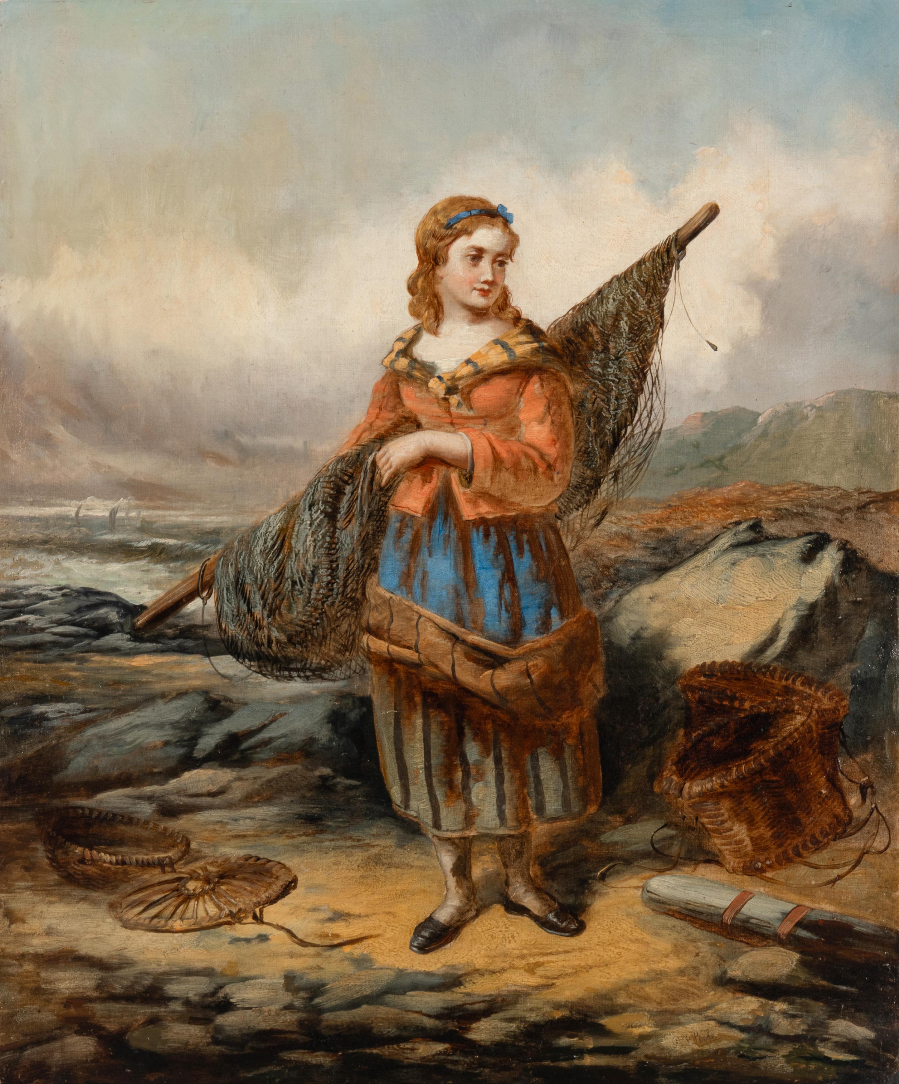 Paul Falconer Poole (British, 1807–1879) — The Fishergirl