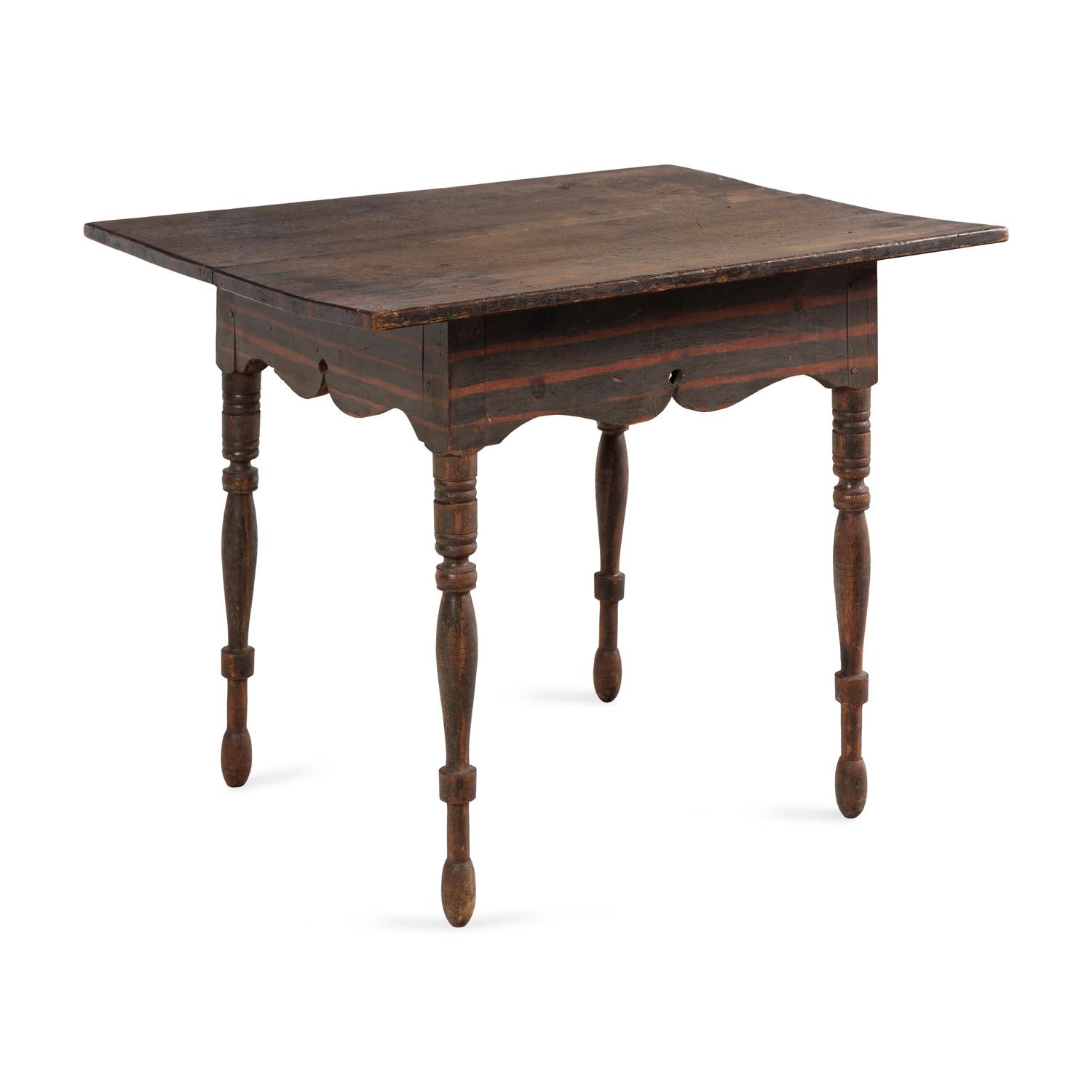 A Painted and Grained Tea Table