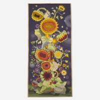 Cornelia Forster (Swiss, 1906-1990) "Tournesol" Aubusson Tapestry, Atelier R. Picaud, Aubusson, France, circa early 1950s