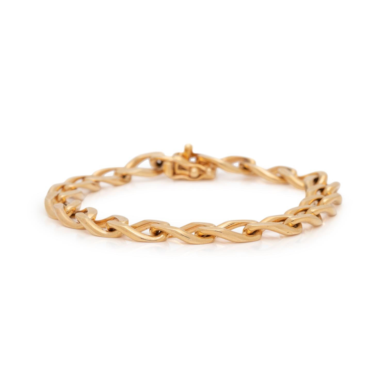 YELLOW GOLD BRACELET