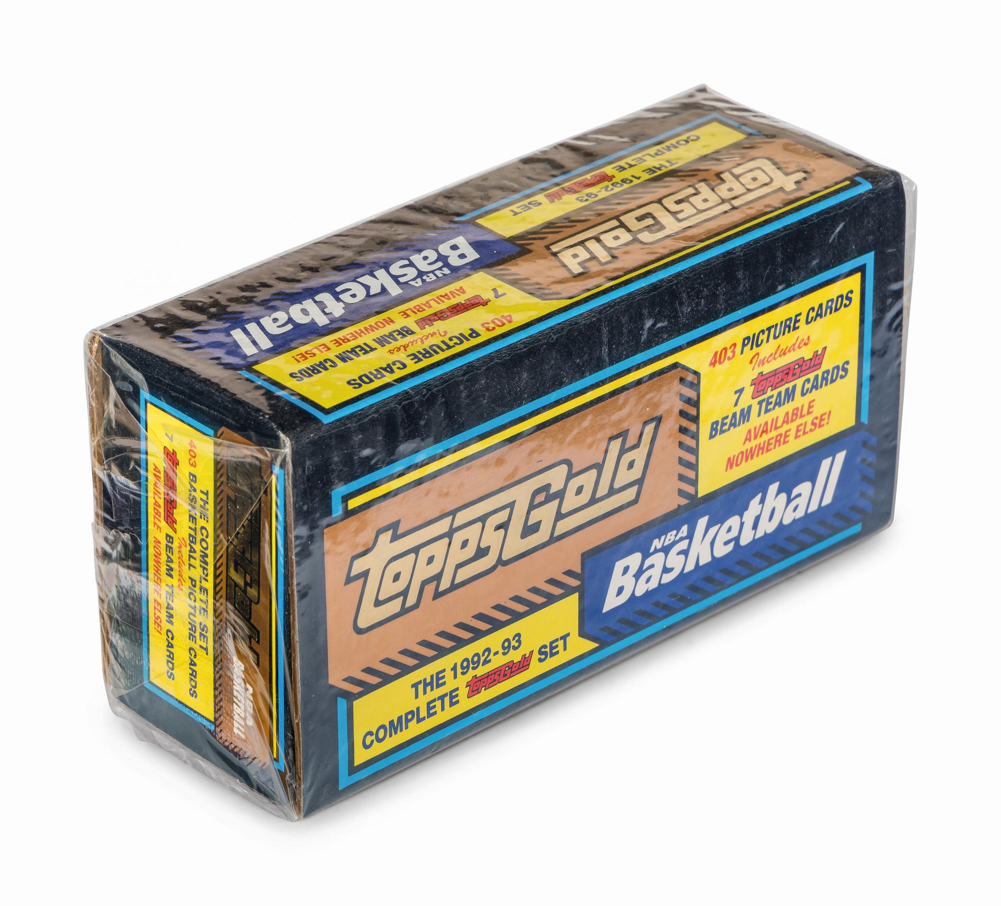 A 1992-93 Topps Gold Basketball Complete Factory Set (Shaquille O'Neal Rookie)