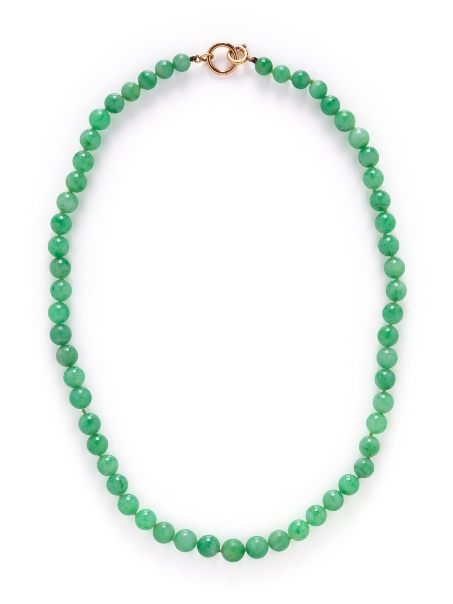 JADE BEAD NECKLACE