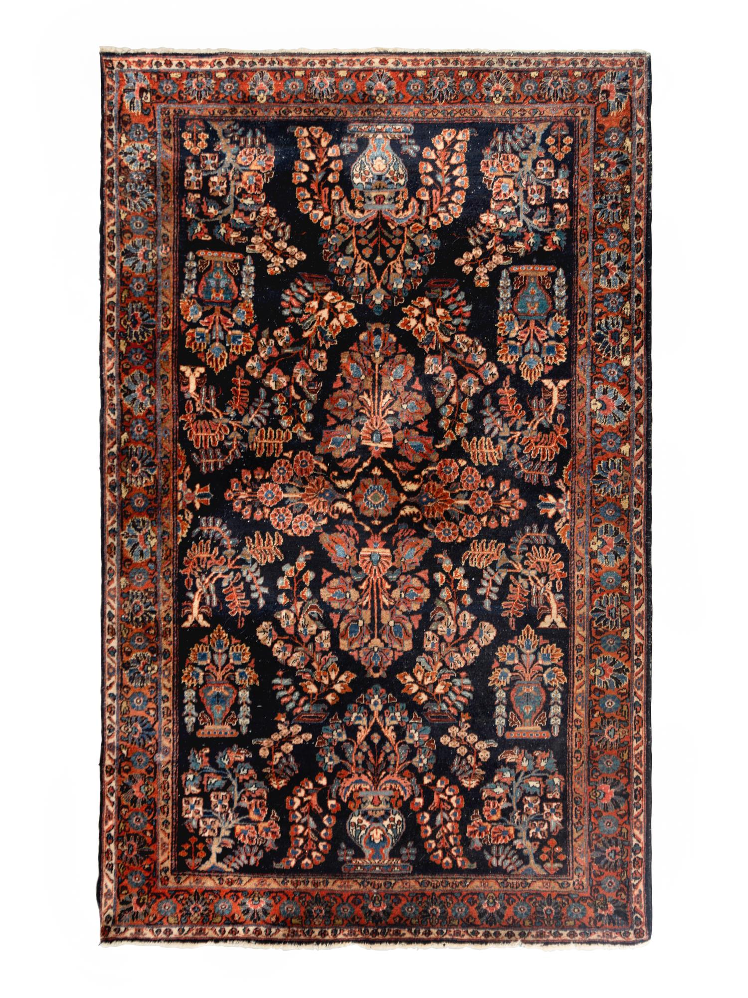 A Sarouk Wool Rug