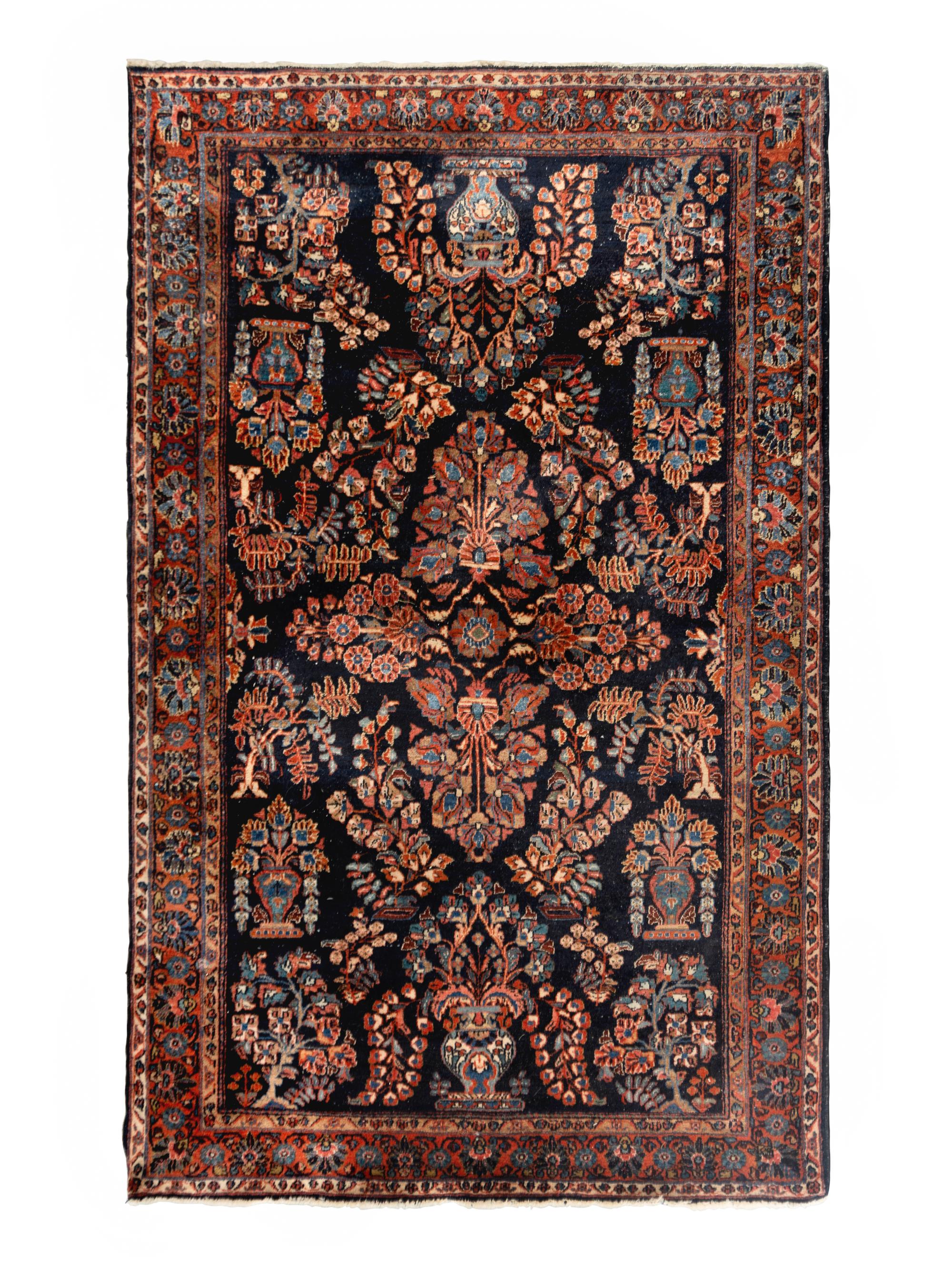A Sarouk Wool Rug