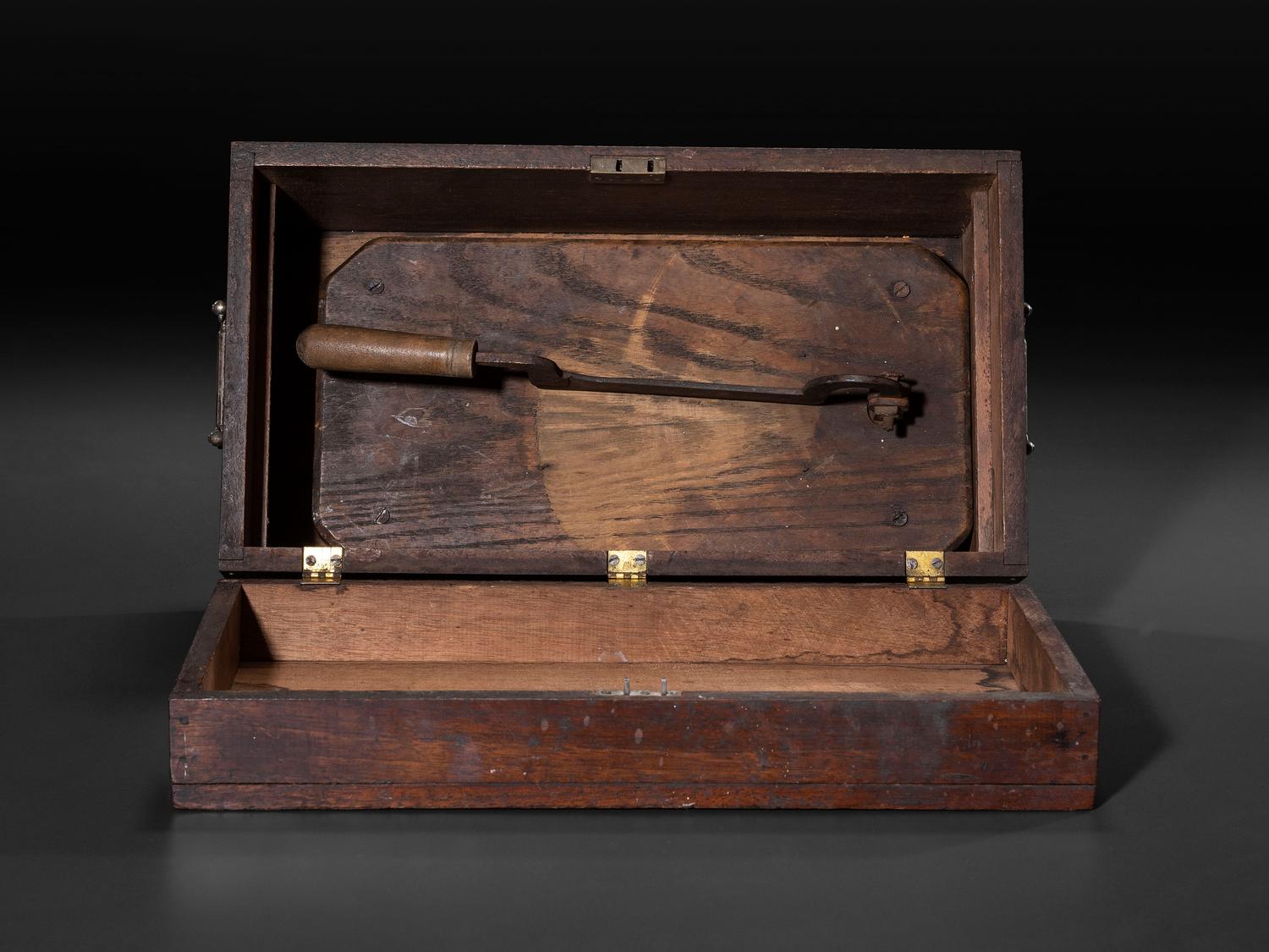 A Southern Walnut Sugar Box