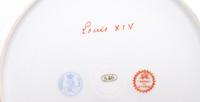 A Set of Twelve Sevres Style Porcelain Portrait Plates, Diameter 10 inches.