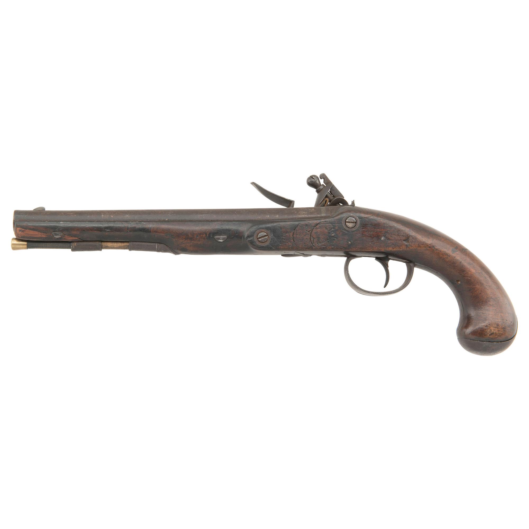 English Flintlock Pistol by Wogdon