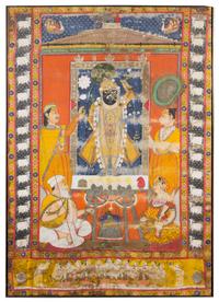 A Large Indian Painting 18TH/19TH CENTURY 63 x 44 1/4 inches. — 18TH/19TH CENTURY