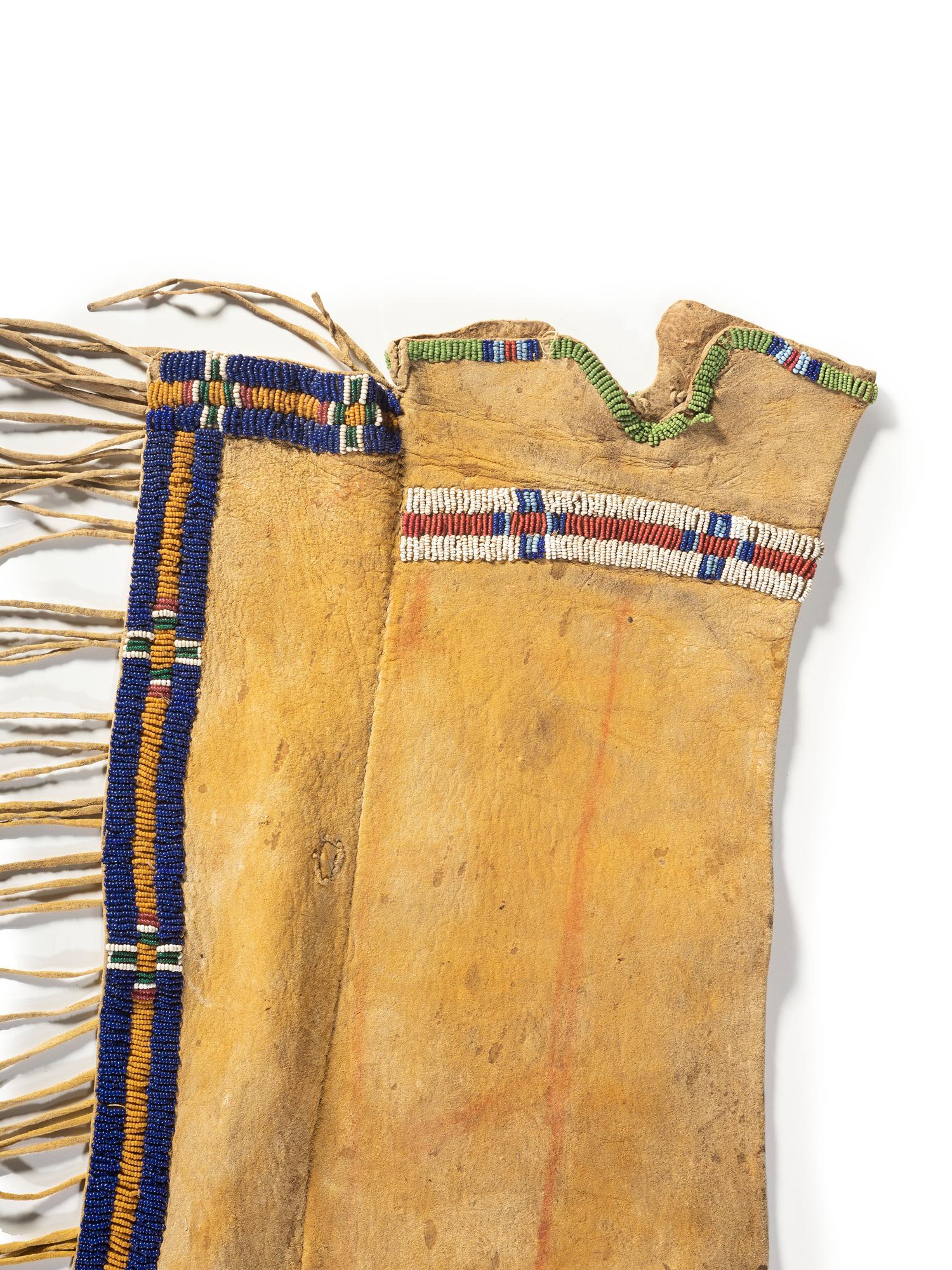 Cheyenne / Arapaho Beaded Hide Leggings