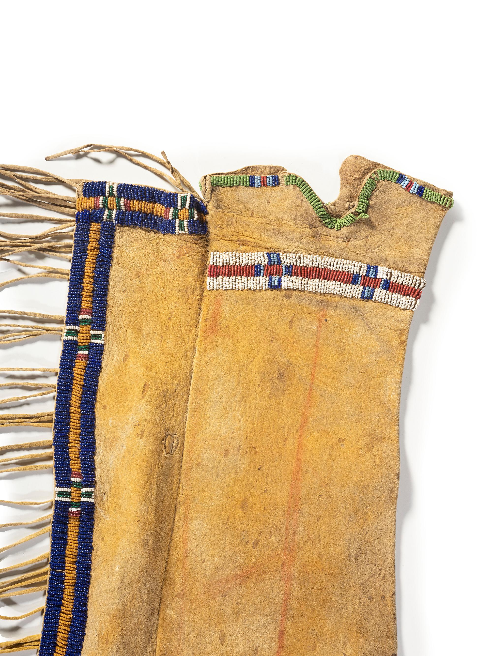 Cheyenne / Arapaho Beaded Hide Leggings