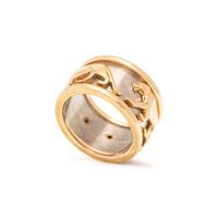 CARTIER, BICOLOR GOLD PANTHER RING