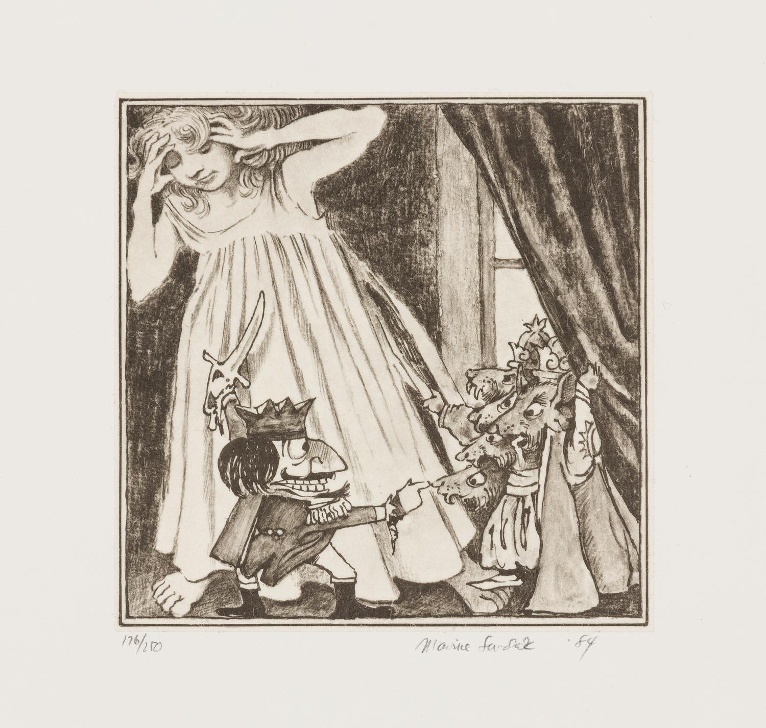 SENDACK, MAURICE; HOFFMAN E.T.A. Nutcracker. New York, 1984. LIMITED EDITION SIGNED WITH ORIGINAL ETCHING SIGNED.