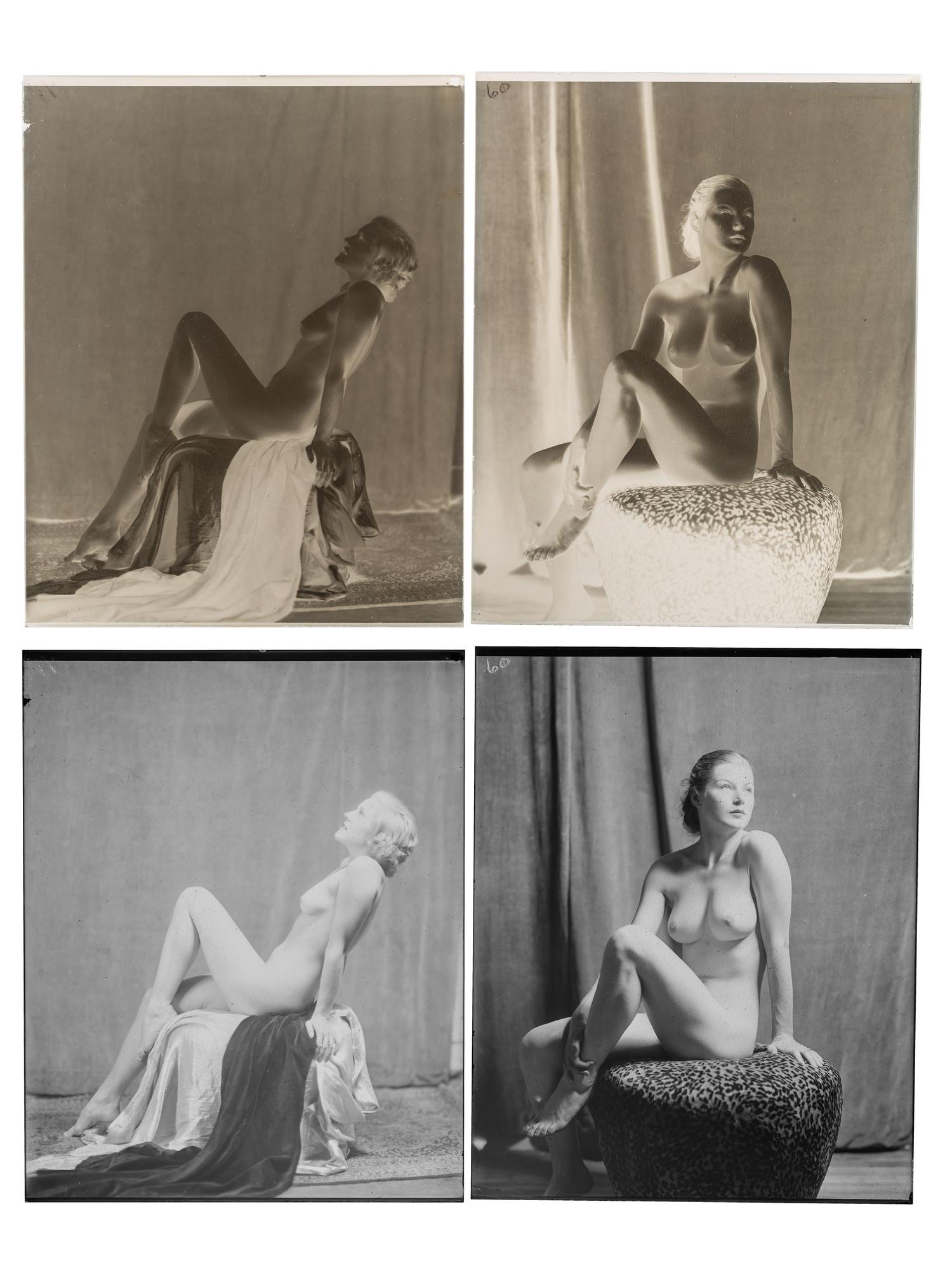 JOHNSTON, Alfred Cheney (1885-1971). Large photographic archive of glass negatives and prints. Ca 1910s-1920s.