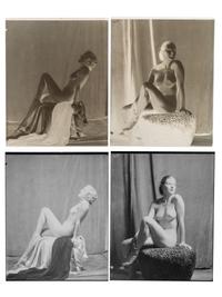 JOHNSTON, Alfred Cheney (1885-1971). Large photographic archive of glass negatives and prints. Ca 1910s-1920s.