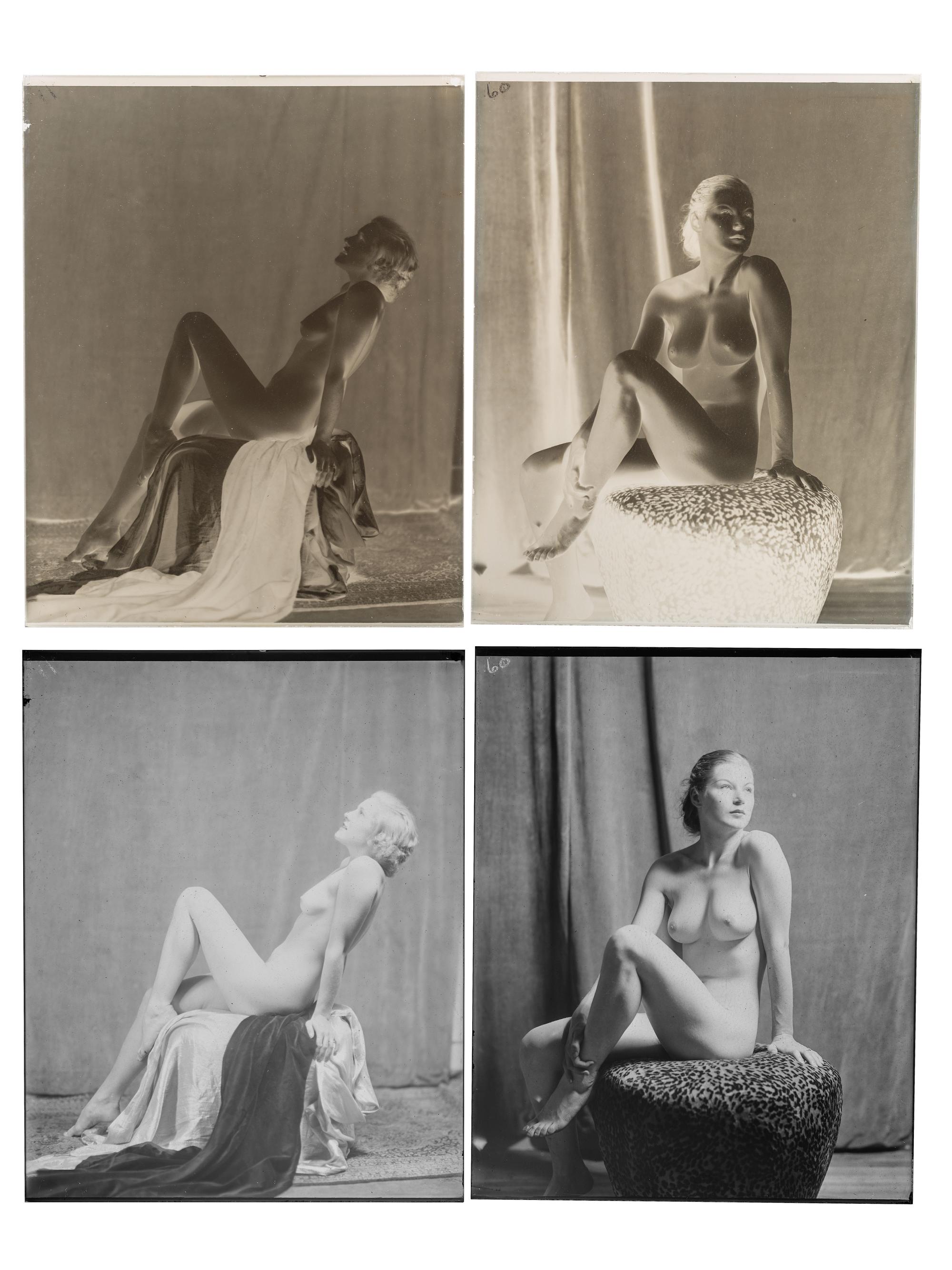 JOHNSTON, Alfred Cheney (1885-1971). Large photographic archive of glass negatives and prints. Ca 1910s-1920s.