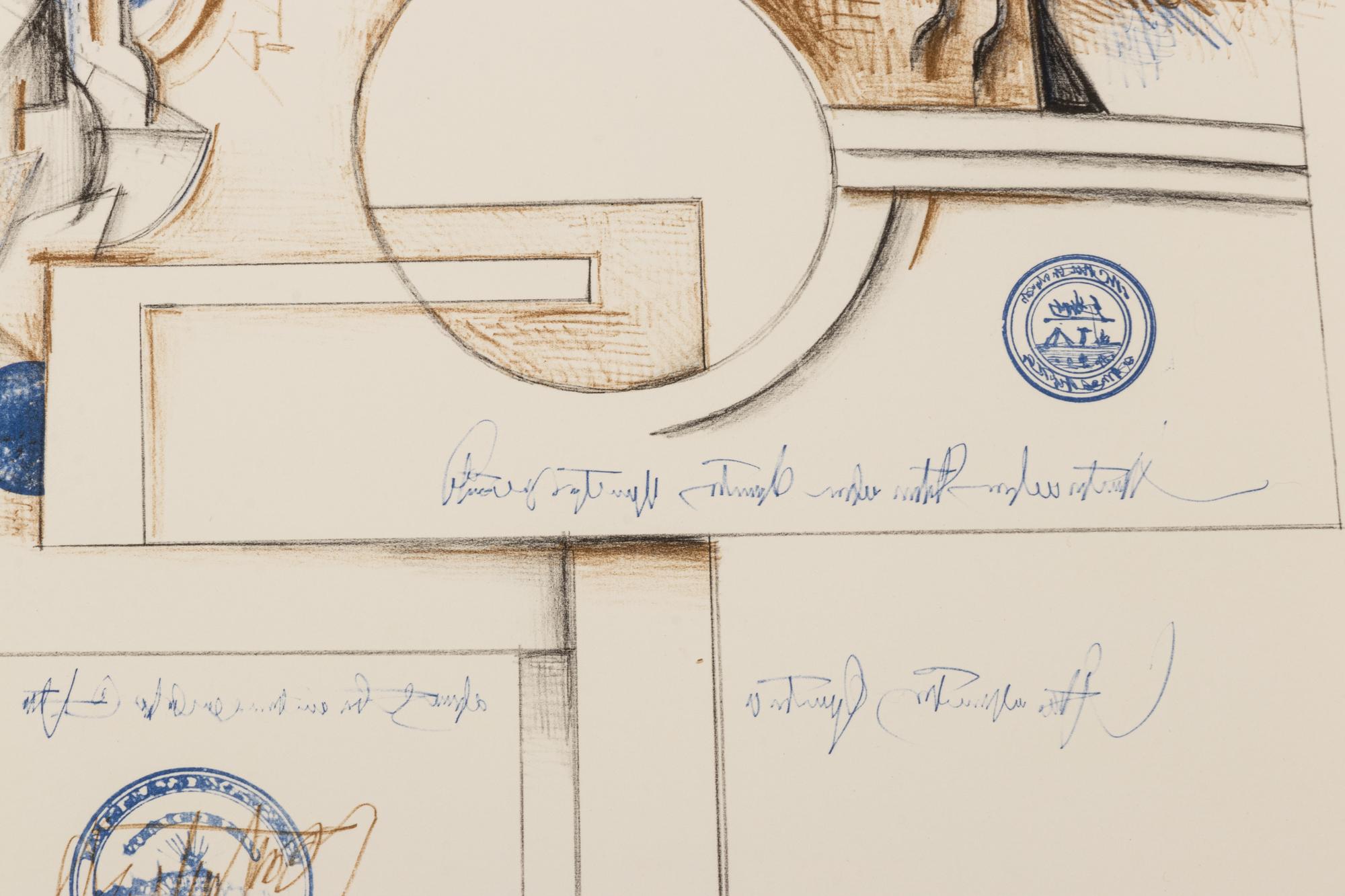 Braque (from Six Drawing Tables )