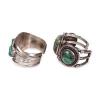 Pair of Navajo Cuff Bracelets