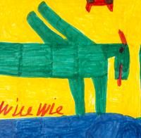 Untitled (Prehistoric Animals), Untitled (Prehistoric Animals), Untitled (Prehistoric Animals) and Untitled (Prehistoric Animals (four works)