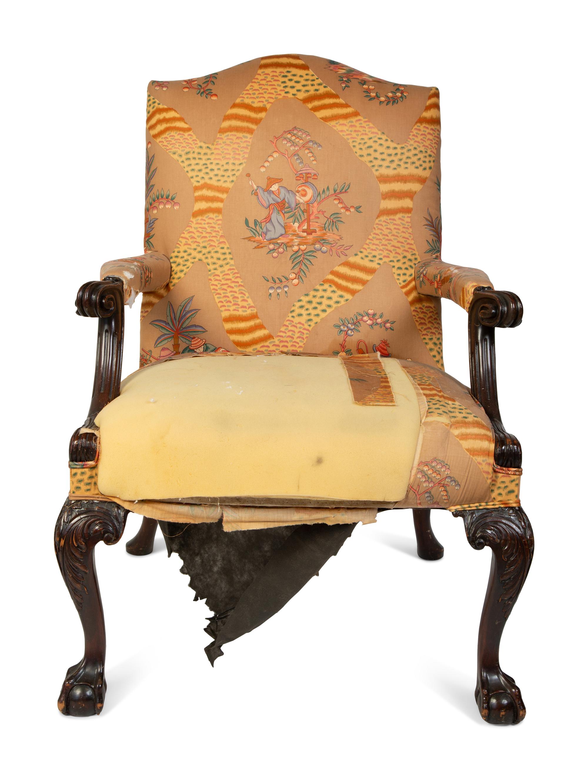 An American Chippendale Style Armchair — EARLY 19TH CENTURY
