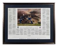 A Raymond Simon Pro Football Hall of Fame Multi-Signed Autograph Presentation Formerly Displayed at Mike Ditka’s Restaurant