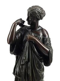 A Continental Neoclassical Bronze Figure