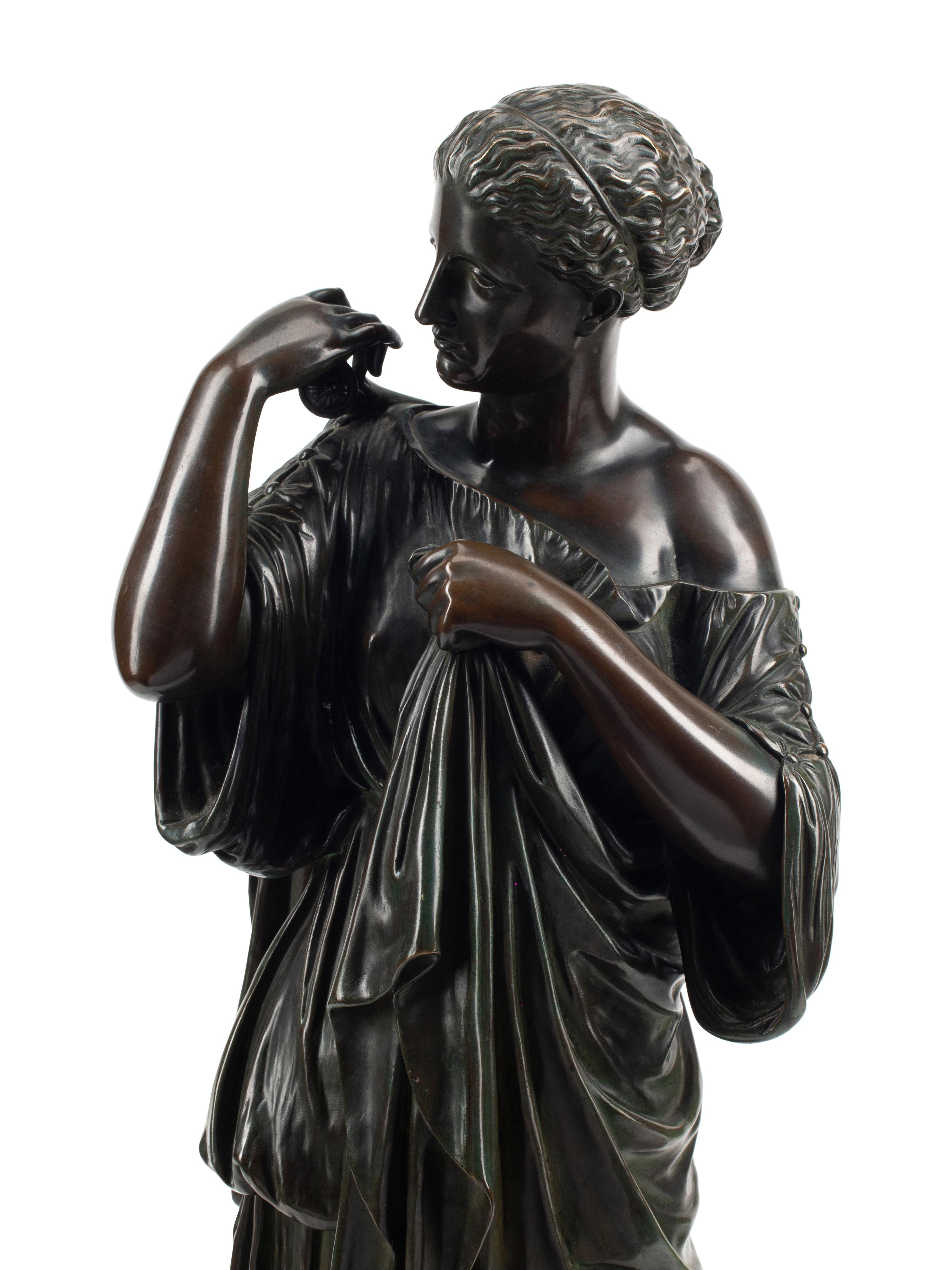 A Continental Neoclassical Bronze Figure